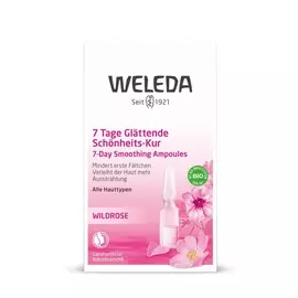 Weleda Разглаживающий концентрат с маслом розы москета, 7 х 0,8мл (Weleda, Розовая линия)