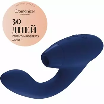Womanizer Бесконтактный клиторальный стимулятор Duo, синий (Womanizer, Duo)