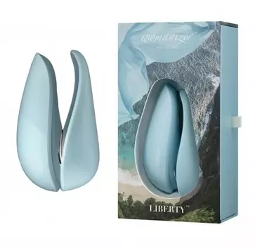 Womanizer Бесконтактный клиторальный стимулятор Liberty, голубой (Womanizer, Liberty)