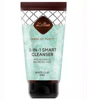 Zeitun Очищающий гель 3-в-1 для проблемной кожи лица "Ритуал чистоты", 150 мл (Zeitun, Wellness)
