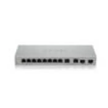 8-Port Gigabit Managed Switch, 2-Port 2.5G/2 SFP+ Smart коммутатор Zyxel XGS1210-12, 8xGE, 2x1/2,5GE, 2xSFP+,