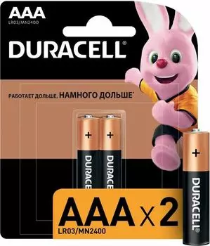 Аккумулятор Duracell Basic CN LR03-2BL MN2400