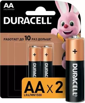 Аккумулятор Duracell Basic CN LR6-2BL MN1500