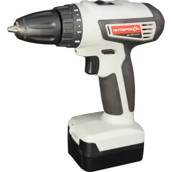 Безударная дрель-шуруповерт ИНТЕРСКОЛ ДА-10/14.4Л3