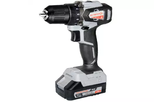 Безударная дрель-шуруповерт ИНТЕРСКОЛ ДА-13/18ВК