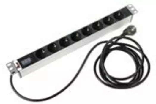 Блок распределения питания ЦМО R-16-8S-AM-440-3 гор.размещ. 8xSchuko базовые 16A Schuko 3м