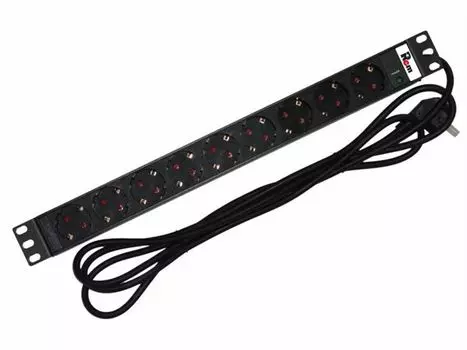 Блок распределения питания ЦМО Rem-16 R-16-9S-I-440-3 гор.размещ. 9xSchuko 16A Schuko 3м