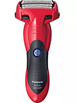 Бритва сетчатая Panasonic ES-SL41R520 реж.эл.:3 питан.:аккум. красный/черный
