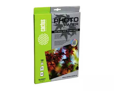 Бумага белый Cactus CS-GA418050