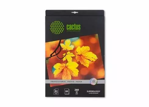 Бумага белый Cactus CS-HGA326020