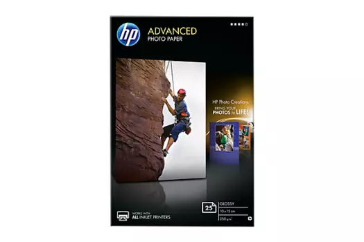 Бумага HP Inc. Advanced Glossy Photo Paper 250 g/m2-10 x 15 cm borderless/25 sht, Q8691A