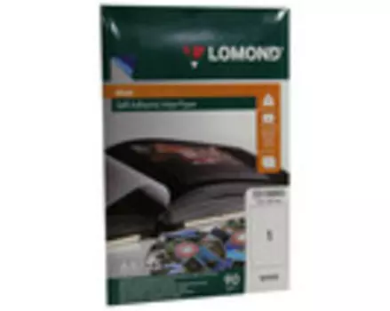 Бумага Lomond A4/90г/м2/25л./белый матовое самоклей., 2210003