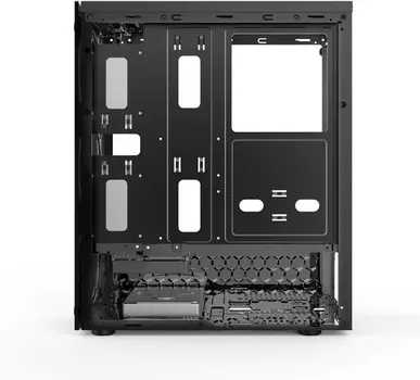 CASE HIPER HG-C104RGB ORCUS (ATX, SPCC0.5, USB 3.0+USB2.0, Front 3x120mm RGB Fan, Black)