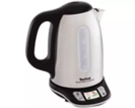 Чайник электрический Tefal KI240D 1.7л. 2400Вт белый/черный (корпус: нержавеющая сталь)