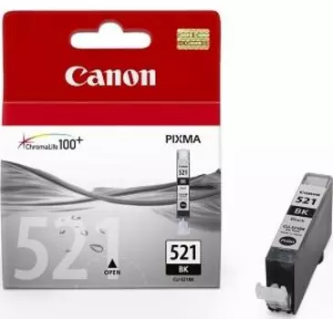Чернильница черный Canon CLI-521BK, 2933B004