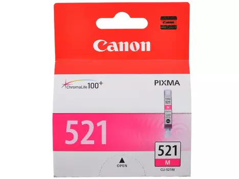 Чернильница красный Canon CLI-521M, 2935B004