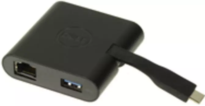Dell™ Adapter DA200 (USB-C — HDMI/VGA/Ethernet/USB 3.0)