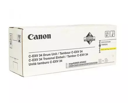 Фотобарабан желтый Canon C-EXV34, 3789B003AA 000