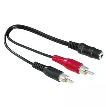 HAMA AV 2хRCA (m)/Jack 3.5 (f)