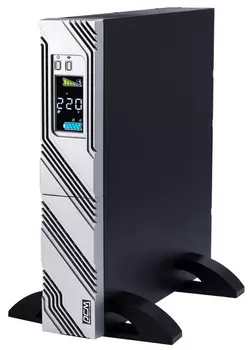 ИБП Powercom SRT-3000A LCD, ID(1157690), 3000VA/2700W, Линейно-интерактивный, чистая синусоида, Rack, 2U, USB/RS232,