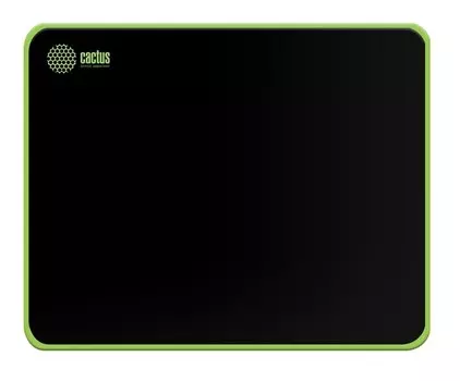 Игровой коврик для мыши Cactus Black черный 250x200x3мм