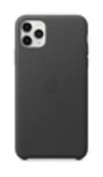 iPhone 11 Pro Max Leather Case - Black