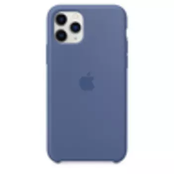 iPhone 11 Pro Silicone Case - Linen Blue