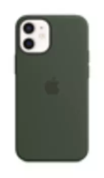 iPhone 12 mini Silicone Case with MagSafe - Cypress Green