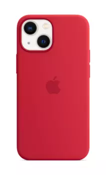 iPhone 13 mini Silicone Case with MagSafe – (PRODUCT)RED