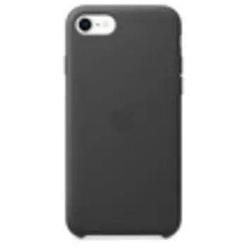 #iPhone SE Leather Case - Black