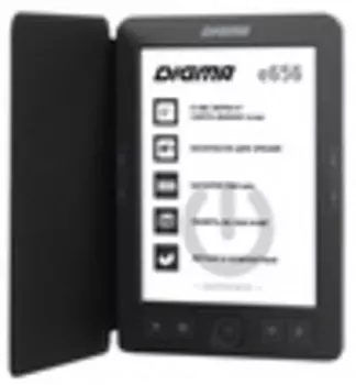 Электронная книга Digma E656 Cover 6" E-Ink Carta 800x600 600MHz/4Gb/microSDHC темно-серый (в компл.:обложка)
