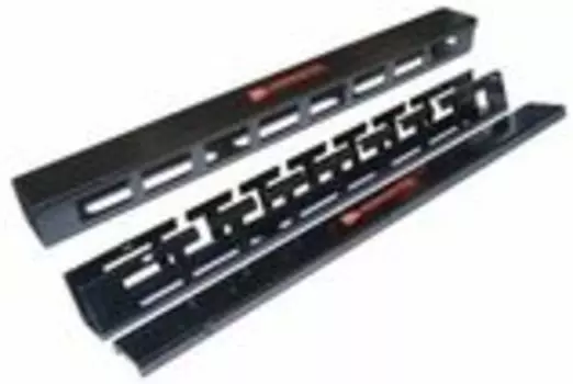 Кабельный органайзер Вертикальный Lanmaster LAN-ORG/CVP-1U односторонний кольца 1U шир.:19" глуб.:44мм