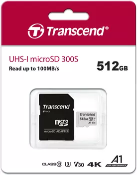Карта памяти TRANSCEND microSDXC Class10