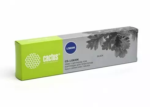 Картридж черный Cactus CS-LQ630