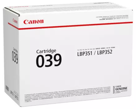 Картридж черный Canon 039, 0287C001