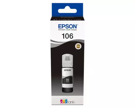 Картридж черный Epson 106, C13T00R140