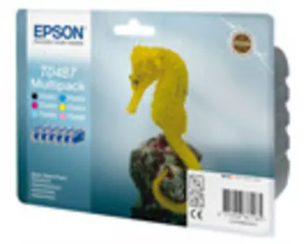Картридж черный, голубой, светло-голубой, пурпурный, светло-пурпурный, желтый Epson C13T04874010
