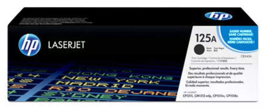 Картридж черный HP Inc. CB540A