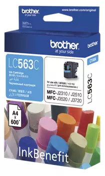 Картридж голубой Brother LC563C