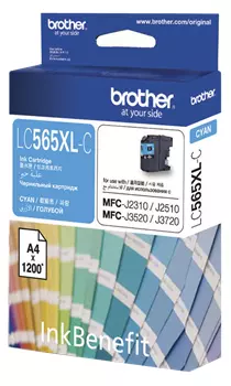 Картридж голубой Brother LC565XLC