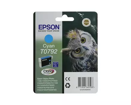 Картридж голубой Epson C13T07924010