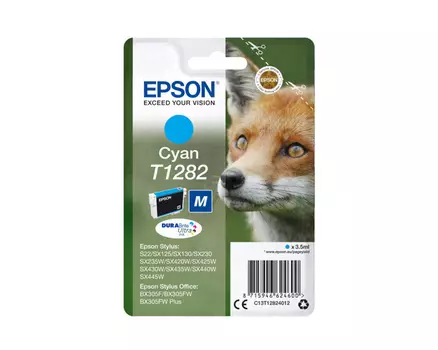 Картридж голубой Epson C13T12824012