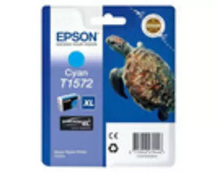 Картридж голубой Epson C13T15724010