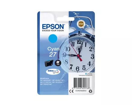 Картридж голубой Epson C13T27024022