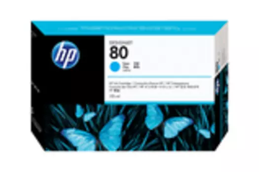 Картридж голубой HP Inc. 80, C4872A
