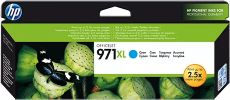 Картридж голубой HP Inc. 971XL, CN626AE