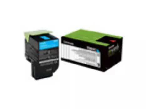 Картридж голубой Lexmark 70C8HCE