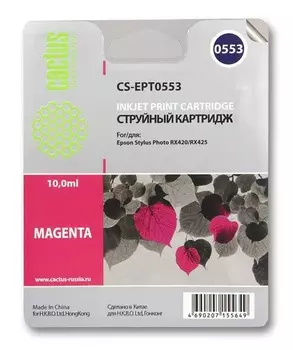 Картридж пурпурный Cactus CS-EPT0553