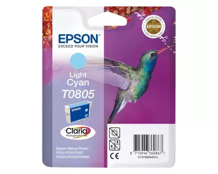 Картридж светло-голубой Epson C13T08054011