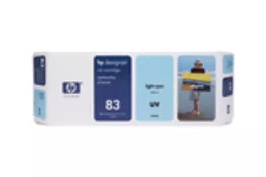 Картридж светло-голубой HP Inc. 83, C4944A